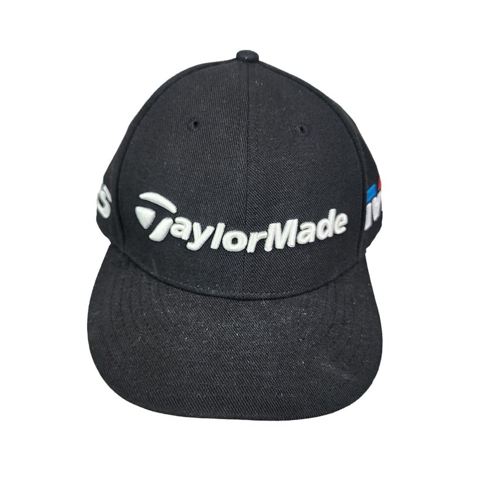 TaylorMade New Era Golf Hat Black Adjustable Fit 100% Polyester